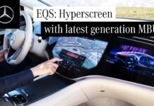 Lo que puedes hacer con Hyperscreen y MBUX en el Mercedes EQS